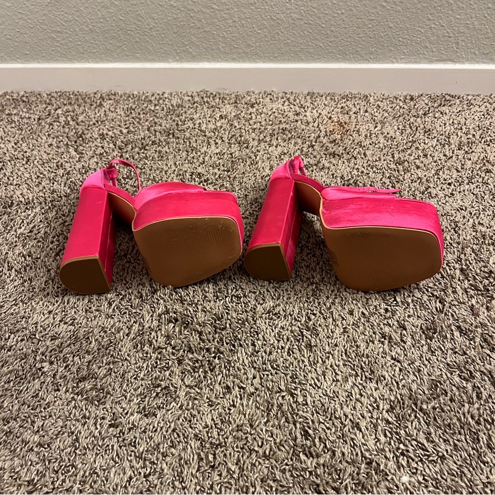 Pink Platform Heels - Picture 3 of 3